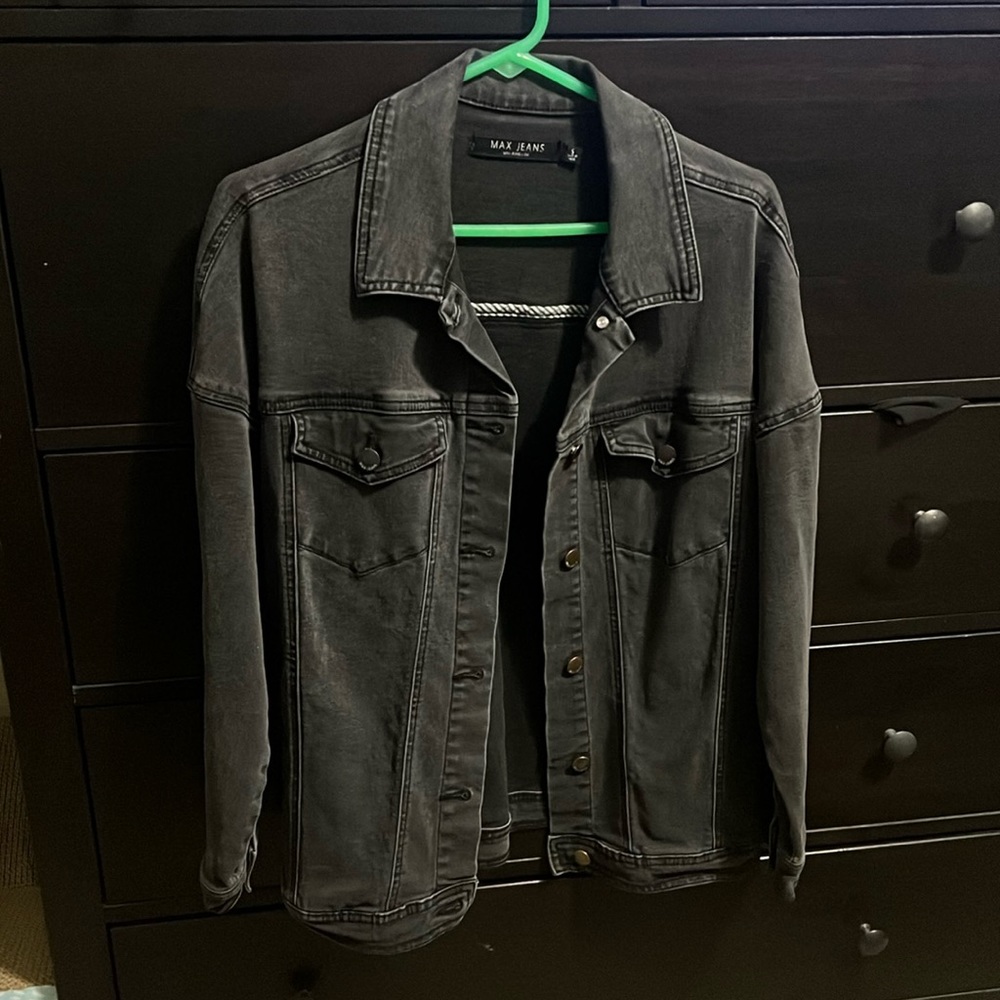 Max jeans black denim jacket